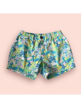 CHUBBIES Women's Tropical Palm Tree Print Shorts Size XS